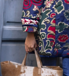 long sleeve floral quilted jacket GIORGIA - Miss June