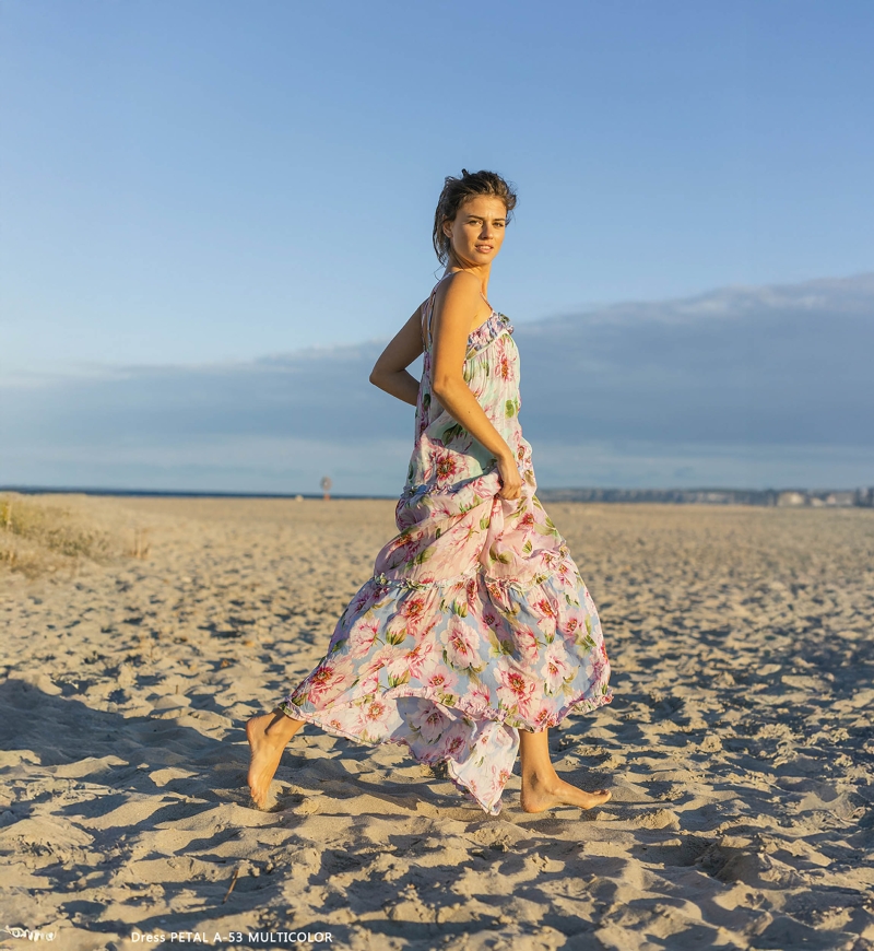 Vestido Largo Petal – Floral – Sin mangas – Miss June Paris – 5