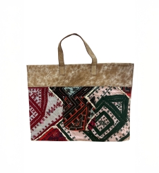 Bolso Patchwork Large – multicolor – 46x37 cm – fantasía bohemia – Miss June Paris – 6