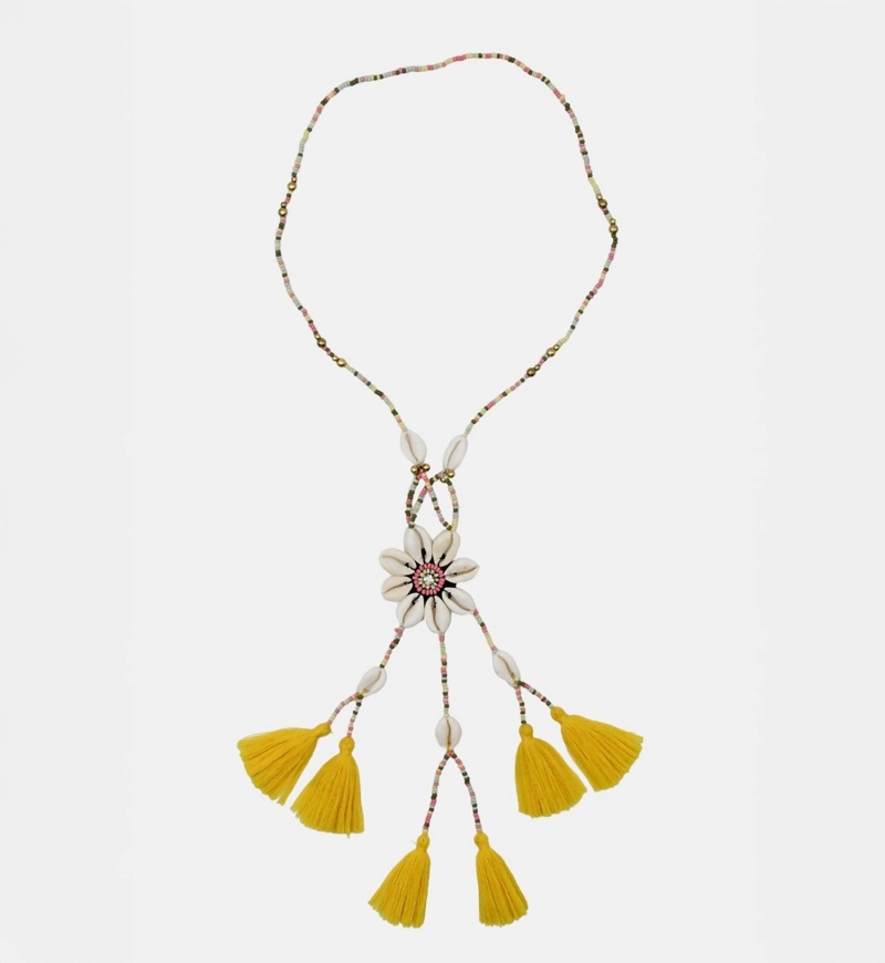 collier long fantaisie boheme LENA - Miss June