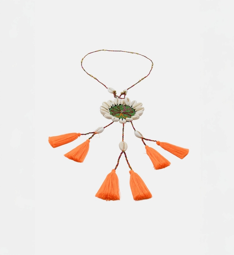 Long bohemian costume necklace MOKARA - Miss June