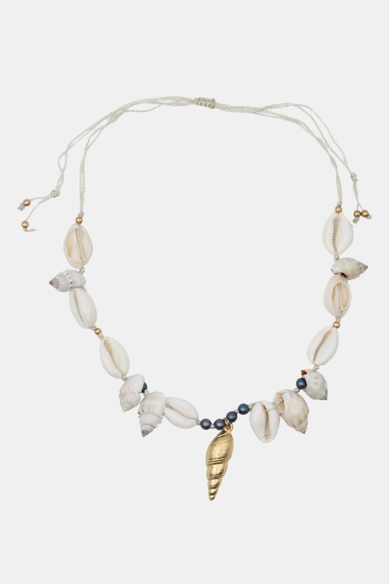 collier coquillage fantaisie boheme - Miss June