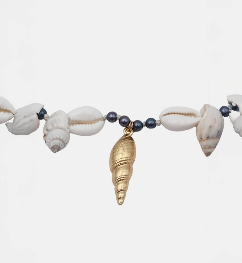 collier coquillage fantaisie boheme - Miss June