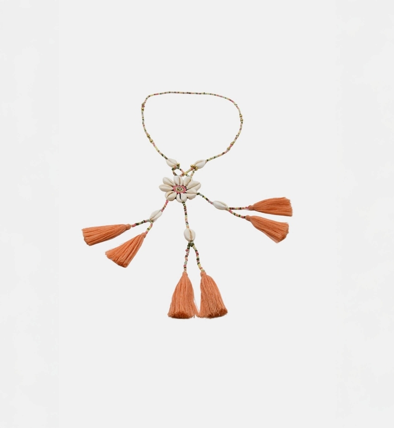 Long bohemian costume necklace LENA - Miss June