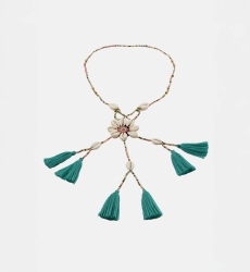 Long bohemian costume necklace LENA - Miss June