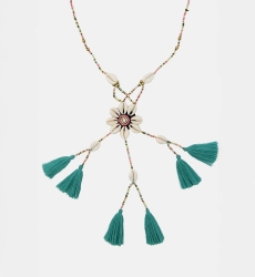 collier long fantaisie boheme LENA - Miss June