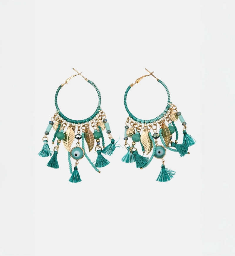 Boucles d'oreilles fantaisie boheme RAVEN - Miss June