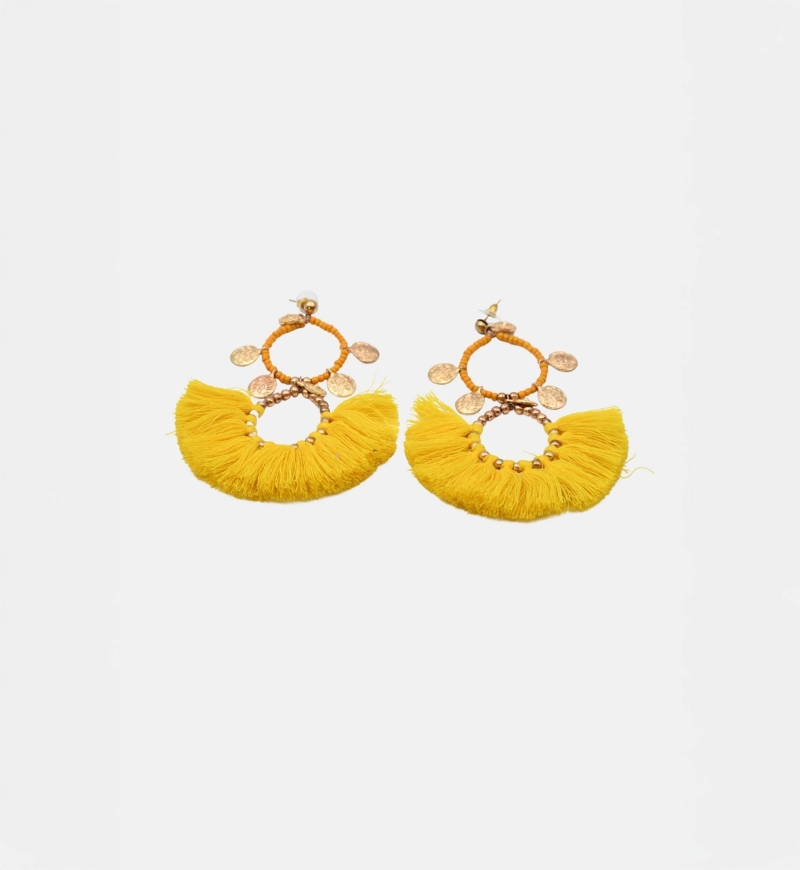 Fancy bohemian FRINGES earrings - Miss June