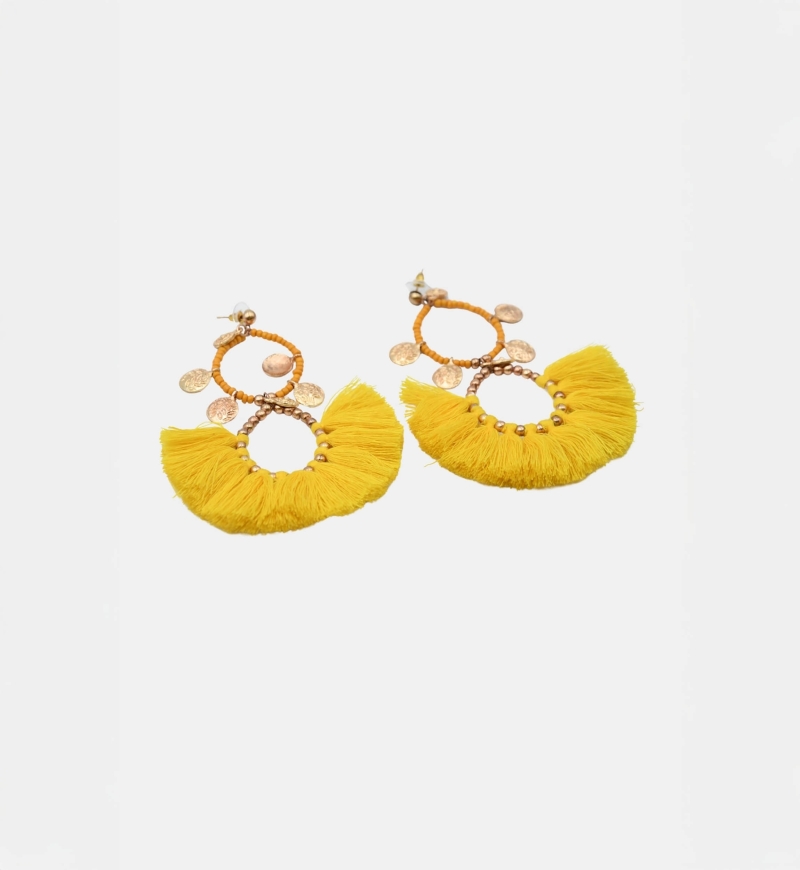 Fancy bohemian FRINGES earrings - Miss June