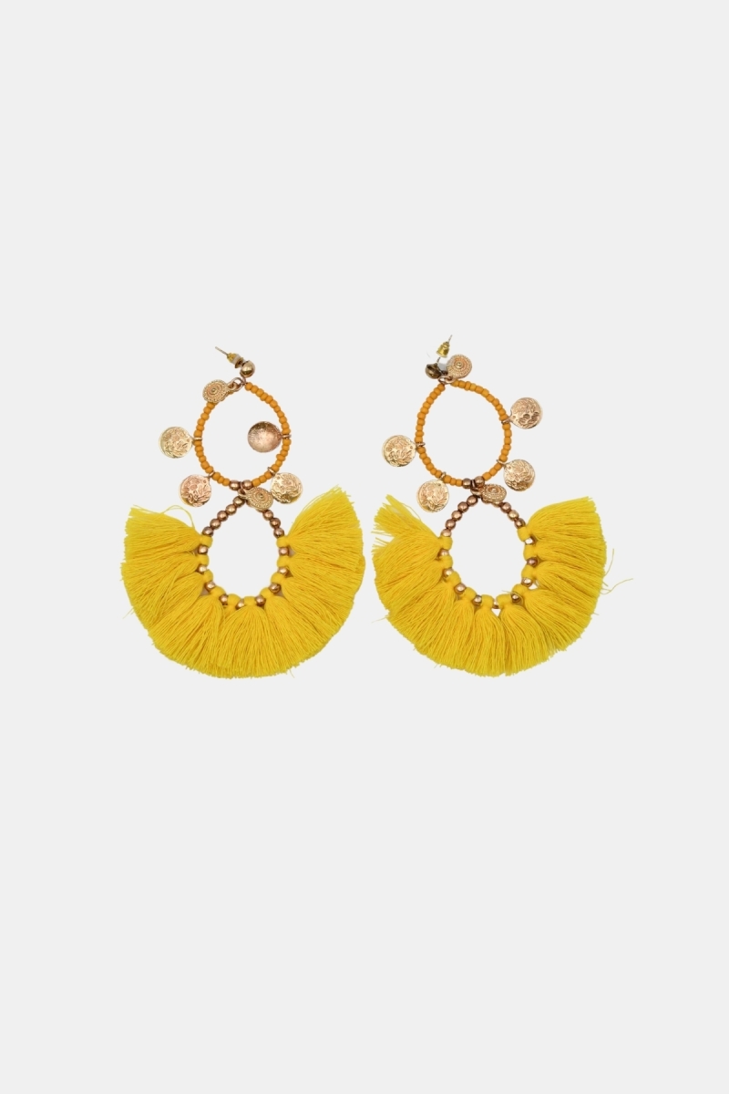 Boucles d'oreilles fantaisie boheme FRINGES - Miss June