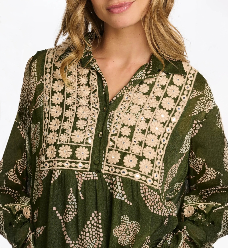 blouse manche longue boheme JEANNE - Miss June