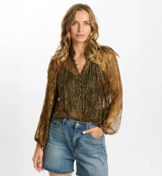 chemise manche longue fleurie CLARA - Miss June