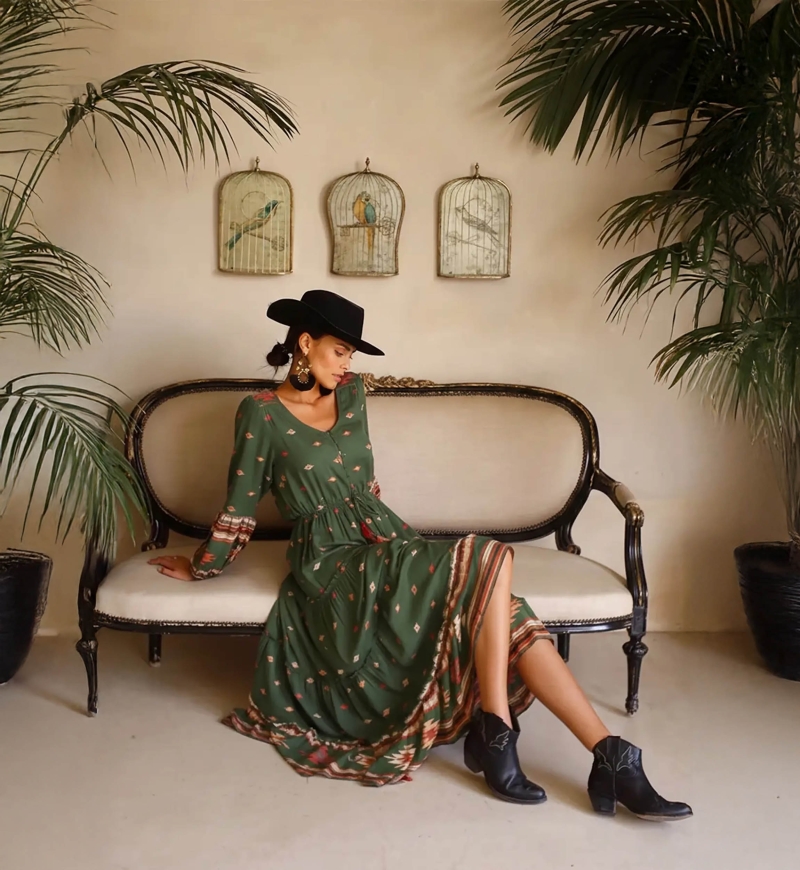 Miss June Paris — Lange Anatolia Kleid