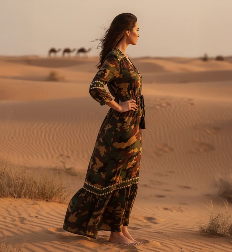 Miss June Paris — Long Dress Sahara