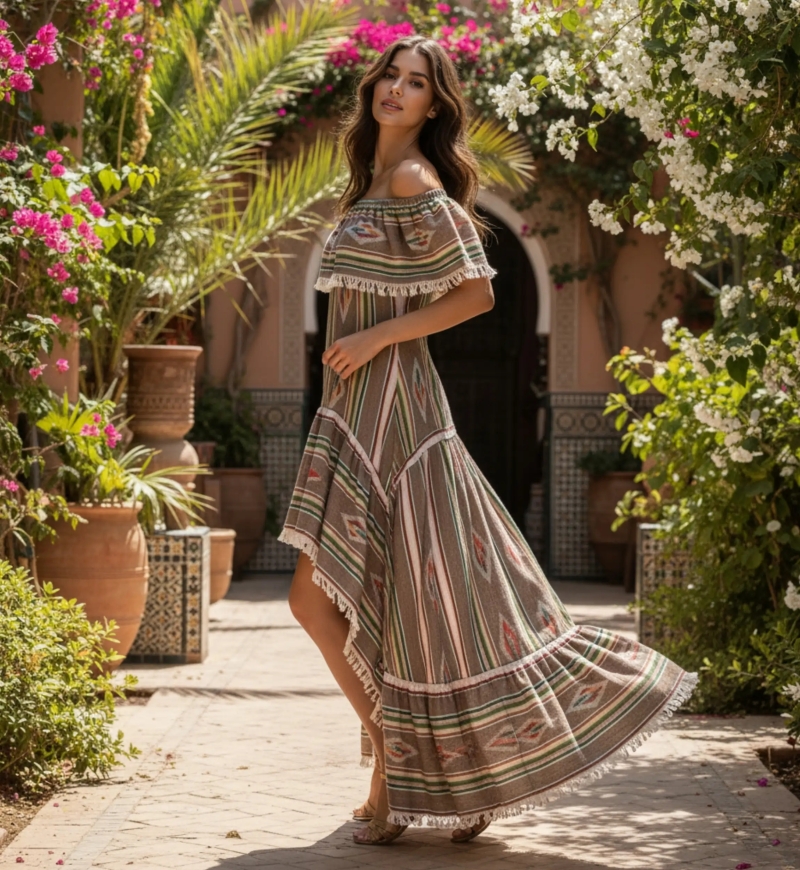 Miss June Paris — Vestido Largo Santa Fe