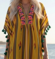 Miss June Paris — Kurzer Kaftan Bahia