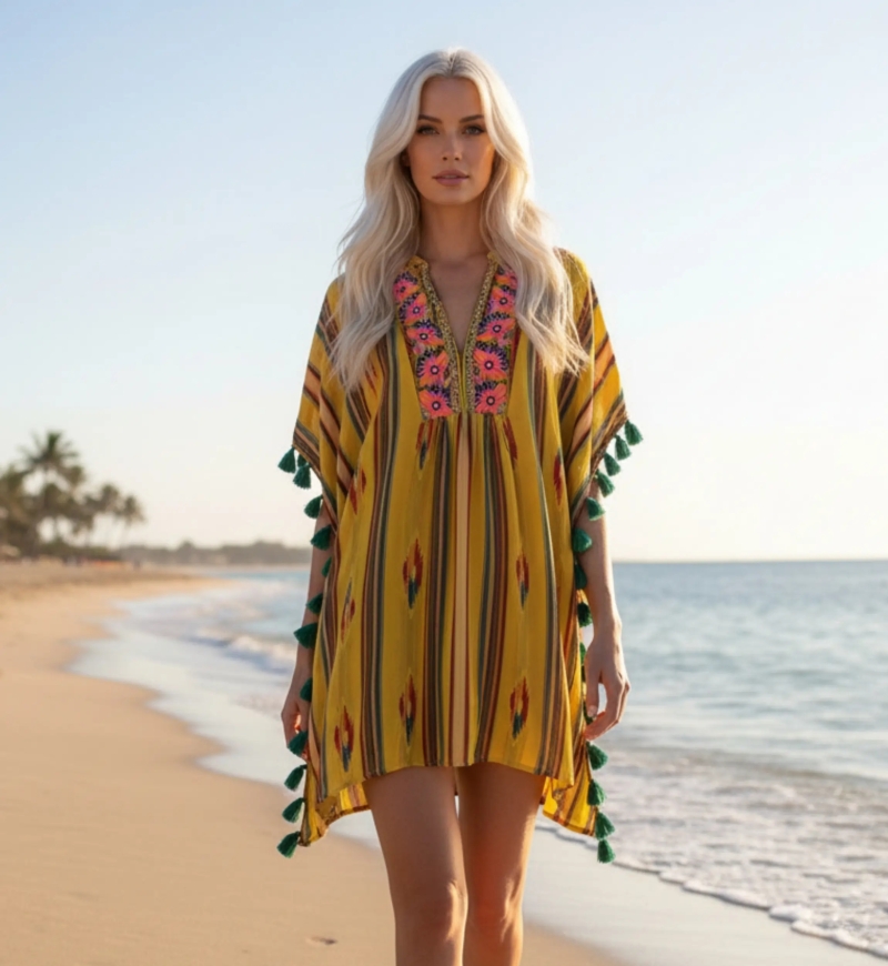 Miss June Paris — Kurzer Kaftan Bahia