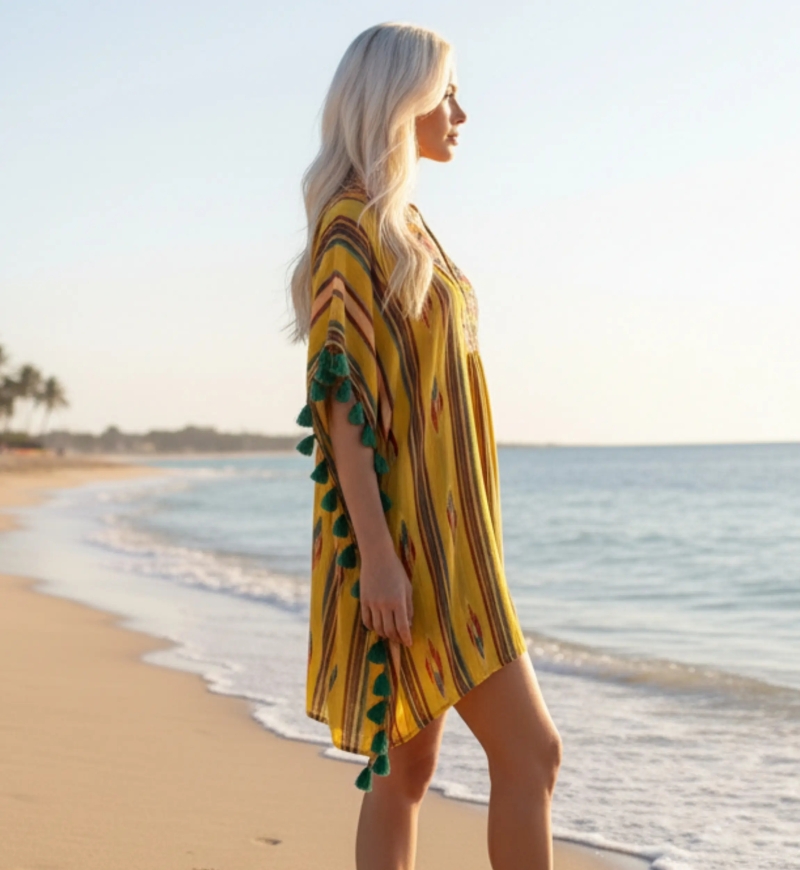 Miss June Paris — Kurzer Kaftan Bahia