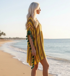 Miss June Paris — Kurzer Kaftan Bahia