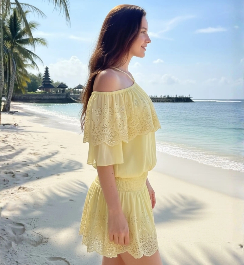 Miss June Paris — Kurzes Uferkleid