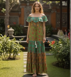 Miss June Paris — Vestito Lungo Gardenia