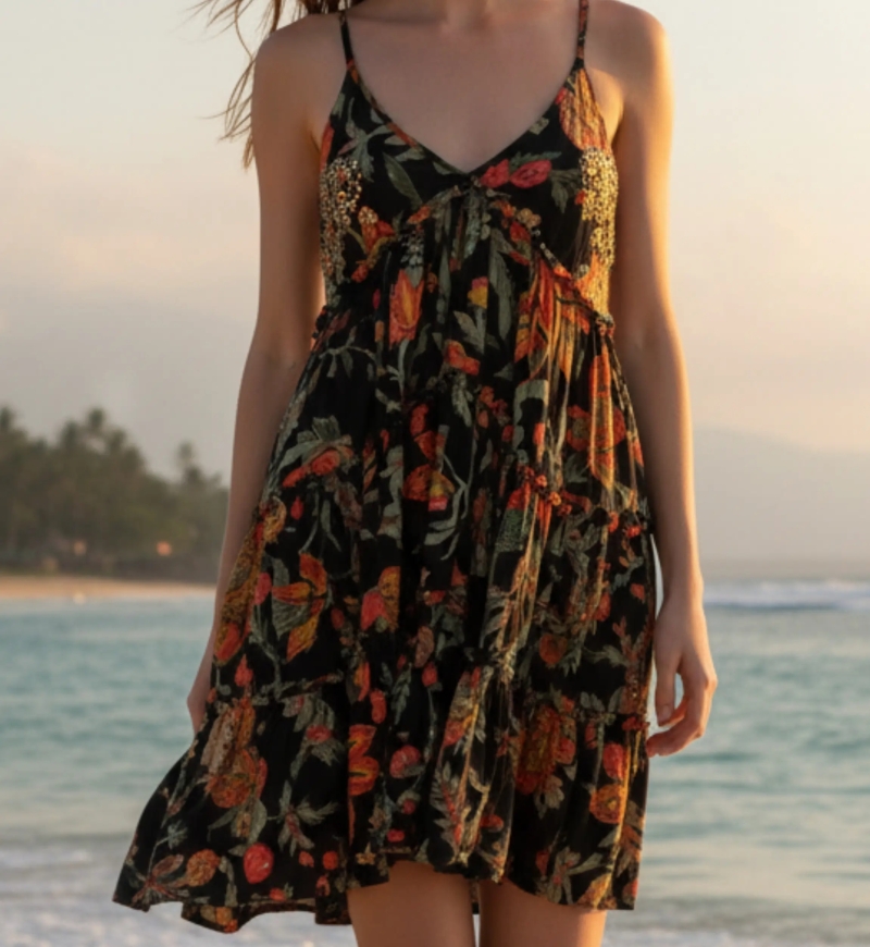 Miss June Paris — Vestido Curto Duo