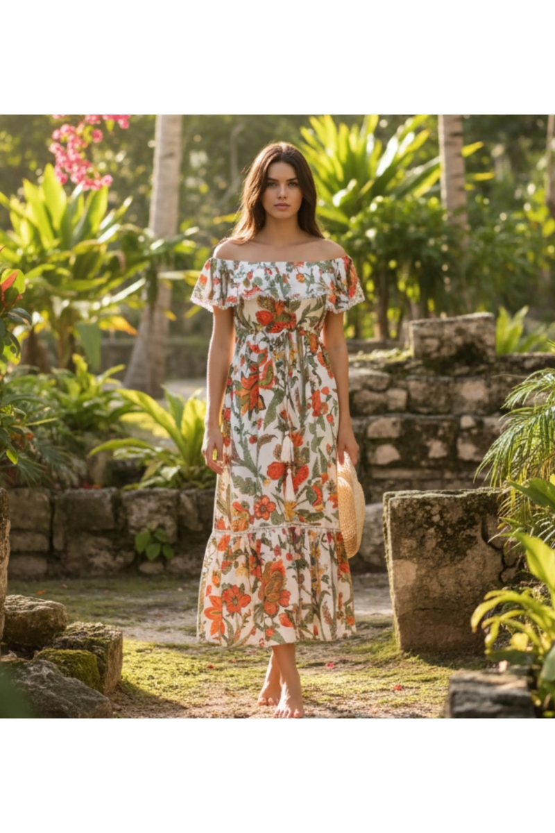 Miss June Paris — Vestido Midi Bolero