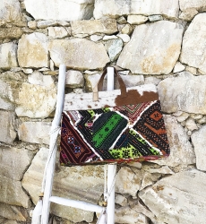 Bolso PATCHWORK MEDIUM – multicolor – 40x30 cm – fantasía bohemia – Miss June Paris – 1