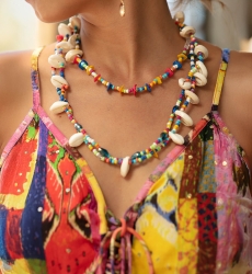 long fancy bohemian necklace KAIA - Miss June