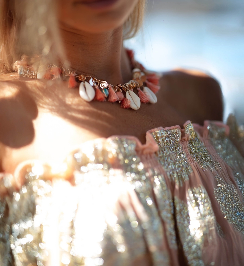 Bohemian costume necklace MILEY - Miss June