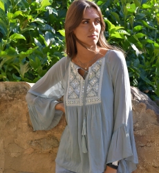 blouse manche longue boheme MOSS - Miss June