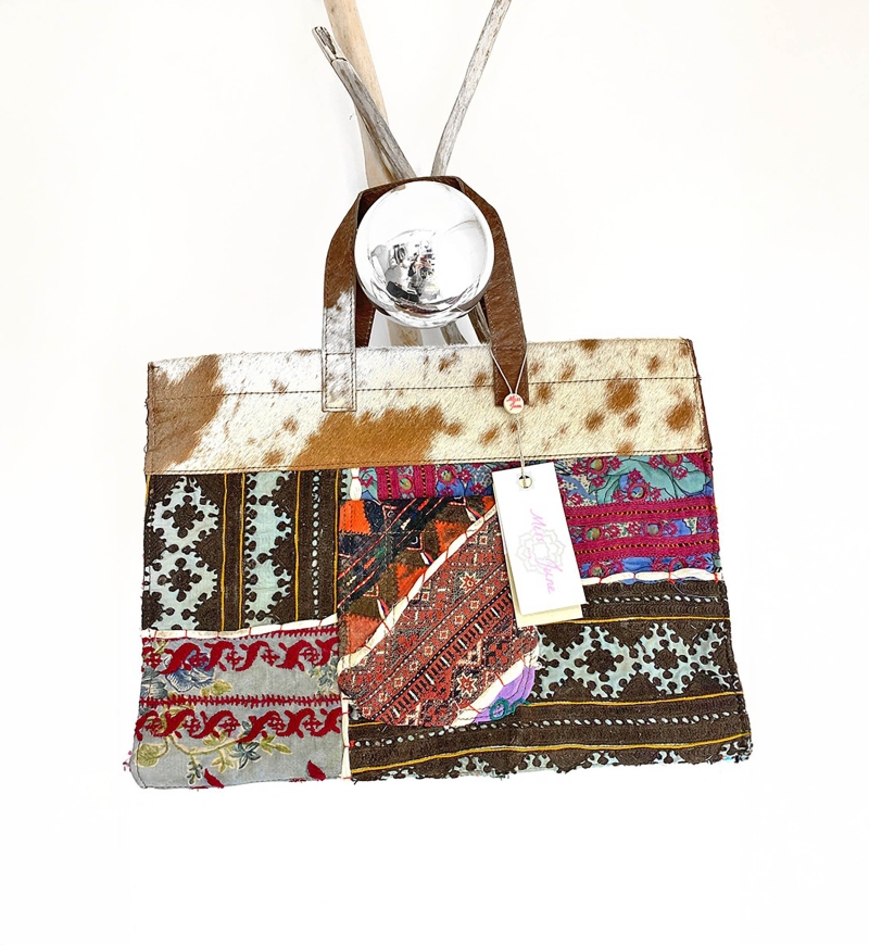 sac  PATCHWORK MEDIUM - multicouleur - 40x30cm - fantaisie boheme - Miss June Paris - 2