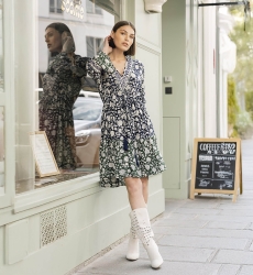 robe courte manche longue boheme ESMEE - Miss June