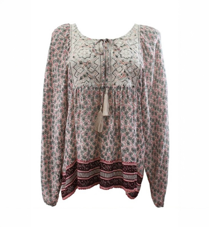 blouse manche longue boheme LAUREN - Miss June
