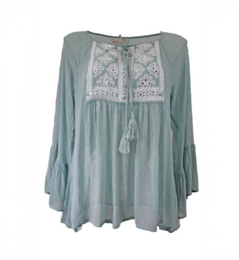 blouse manche longue boheme MOSS - Miss June